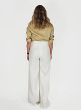 Giuliva Heritage-The Jasmine Trousers - White-Pants-Boboli-Vancouver-Canada