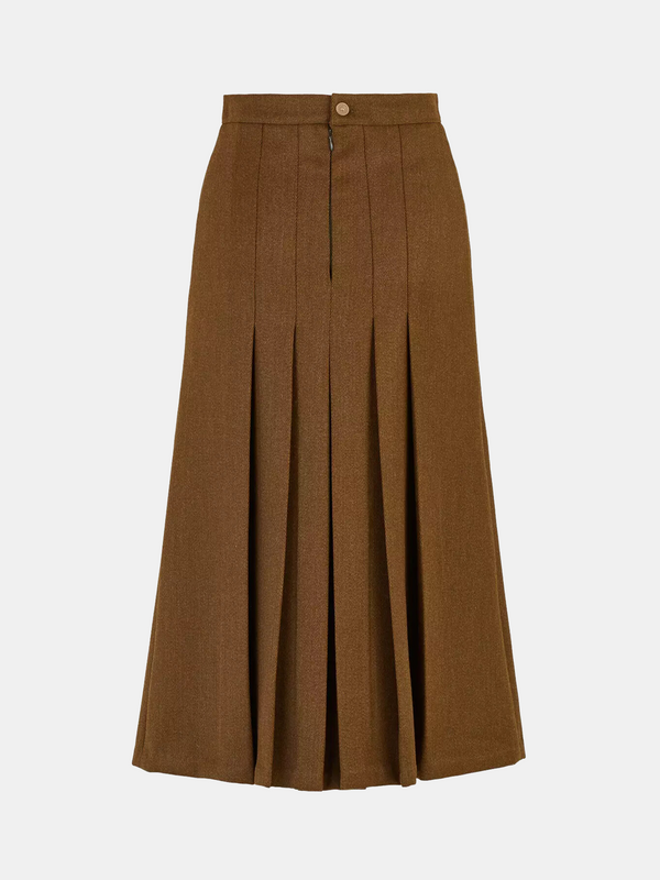 Giuliva Heritage-The Verena Skirt - Khaki-Skirts-IT 40-Boboli-Vancouver-Canada