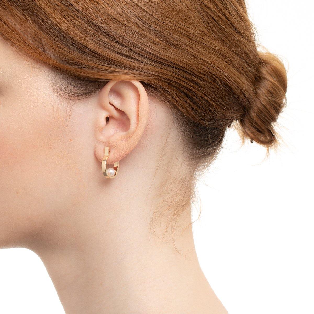 Hirotaka-Indústria Pearl Earring - Akoya Pearl-Jewellery-Boboli-Vancouver-Canada