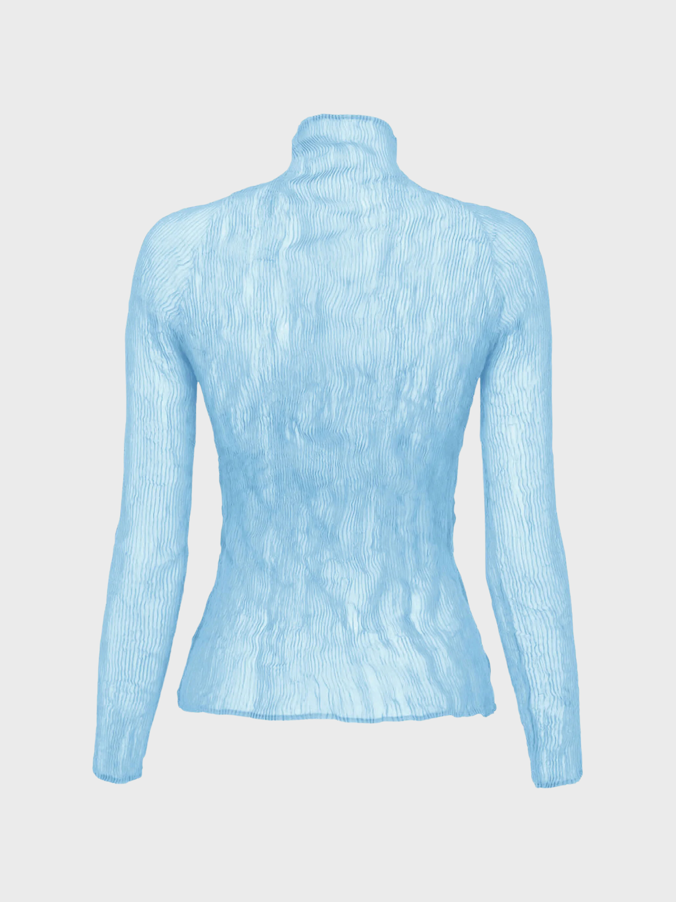 Issey Miyake-Chiffon Twist 2 - Light Blue-Shirts-JP 2-Boboli-Vancouver-Canada