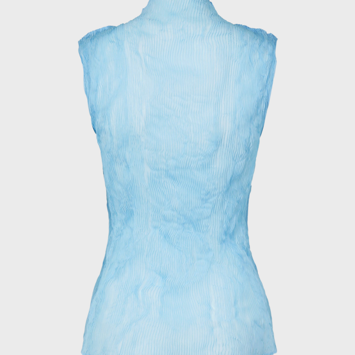 ISSEY MIYAKE◆半袖カットソー/2/ナイロン/PUP/IM21KK802 ISSEY MIYAKE(イッセイミヤケ) / 半袖カットソー/2/ナイロン/PUP