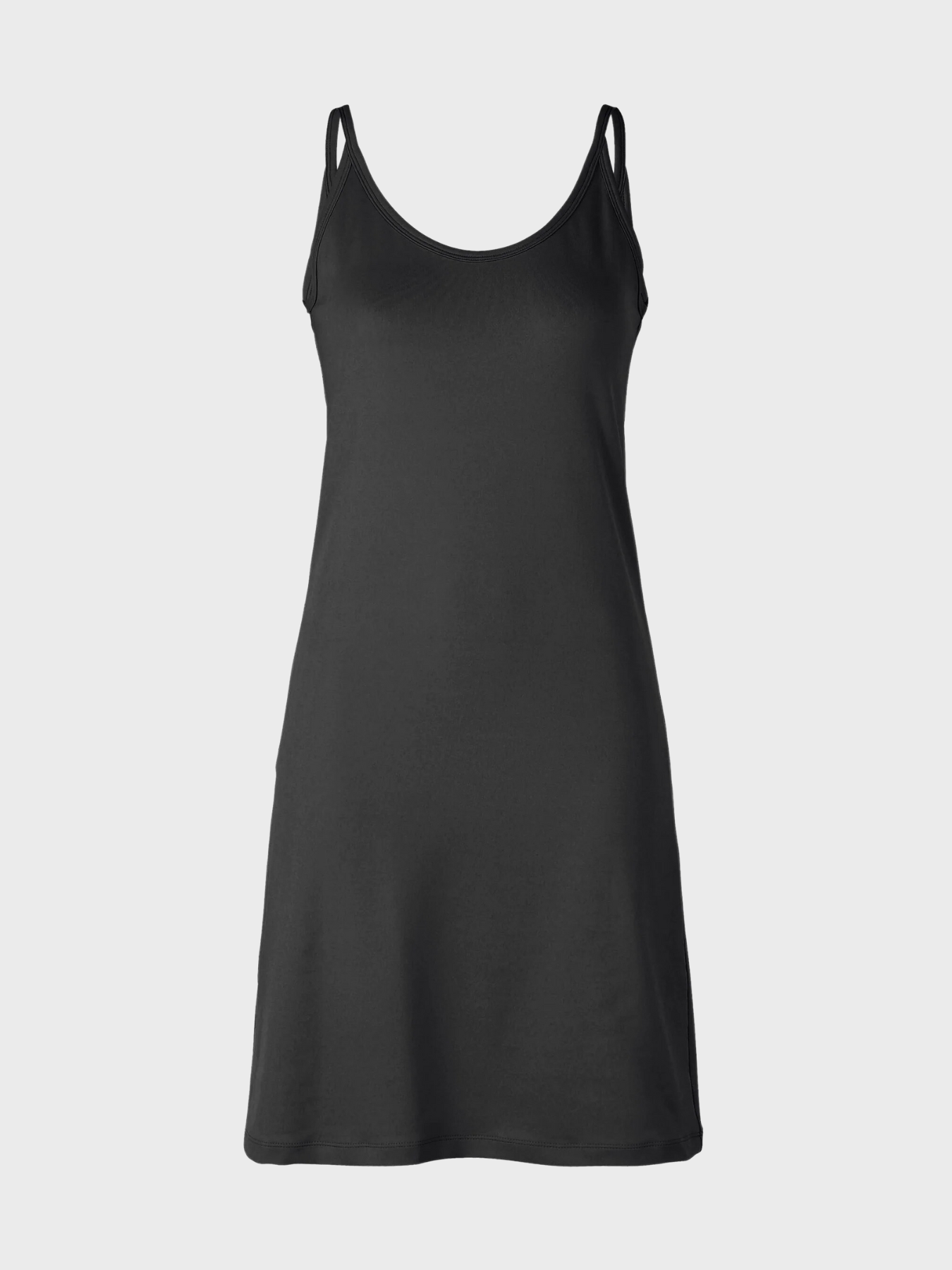 Issey Miyake-Skin Top Long - Black-Tops-JP 2-Boboli-Vancouver-Canada