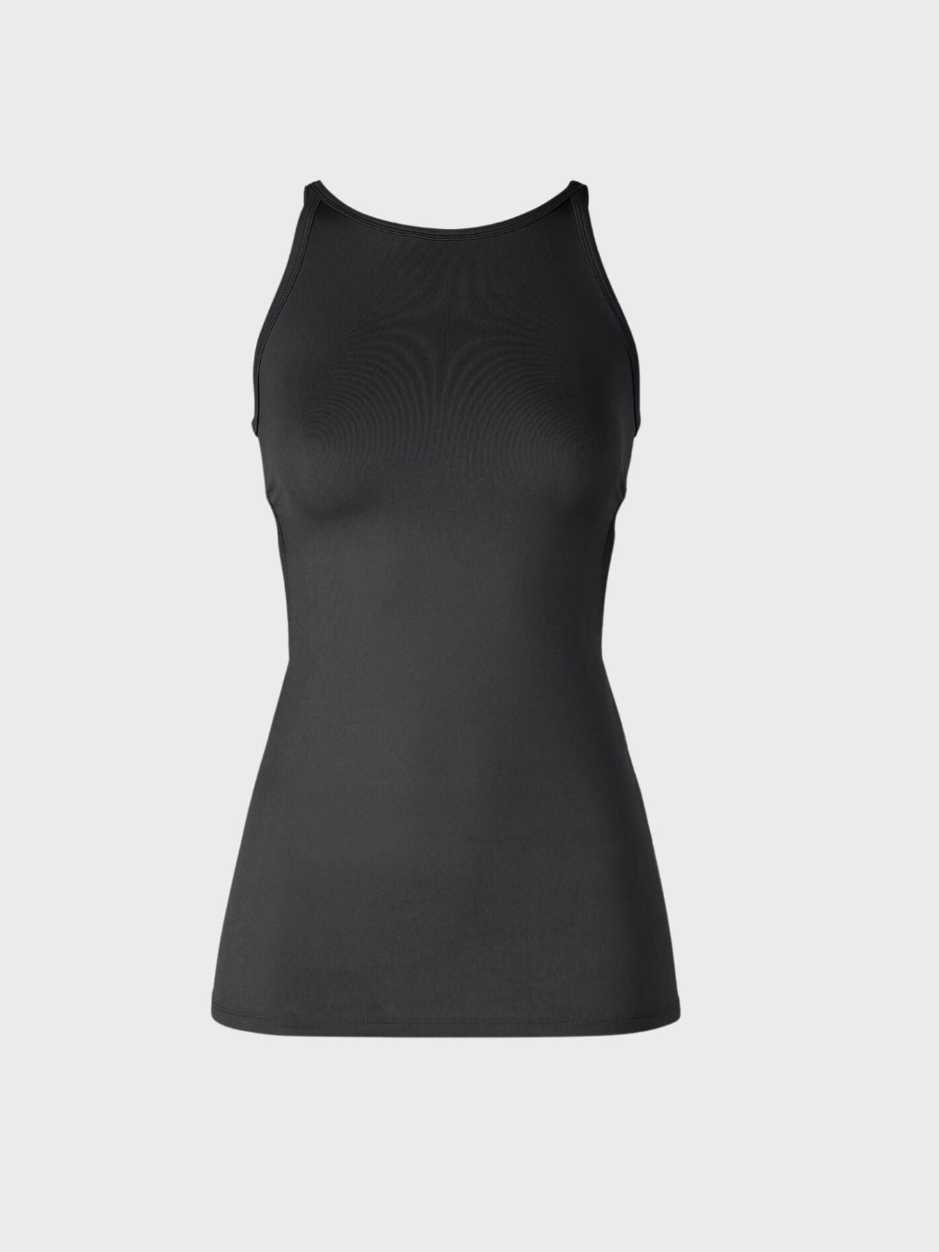 Issey Miyake-Skin Top Short - Black-Tops-JP 2-Boboli-Vancouver-Canada