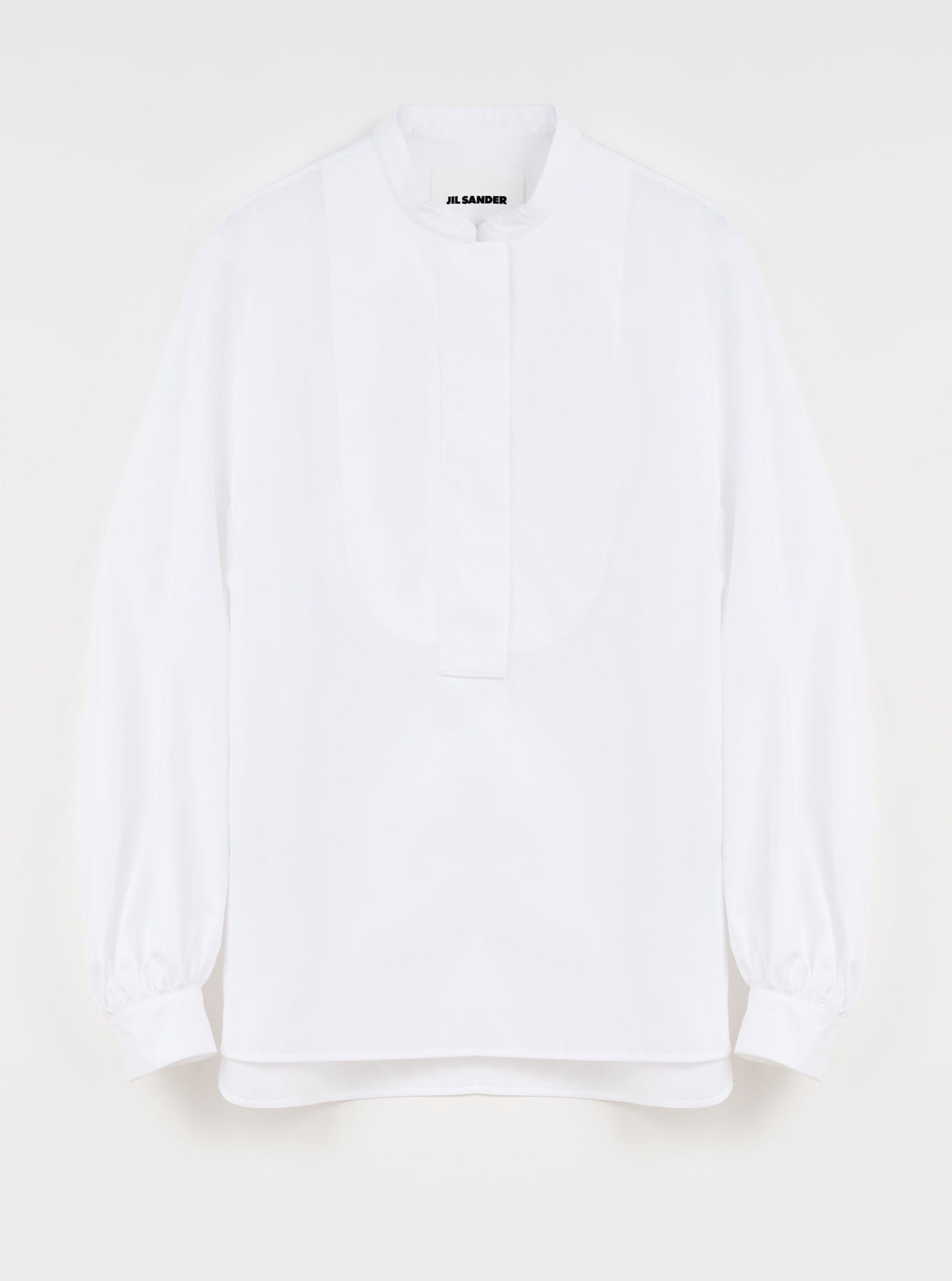 Jil Sander-Cropped Classic Shirt - White-Shirts-Boboli-Vancouver-Canada