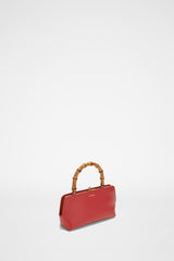 Jil Sander-Goji Bamboo Mini Bag - Venetian Red-Bags-One Size-Boboli-Vancouver-Canada