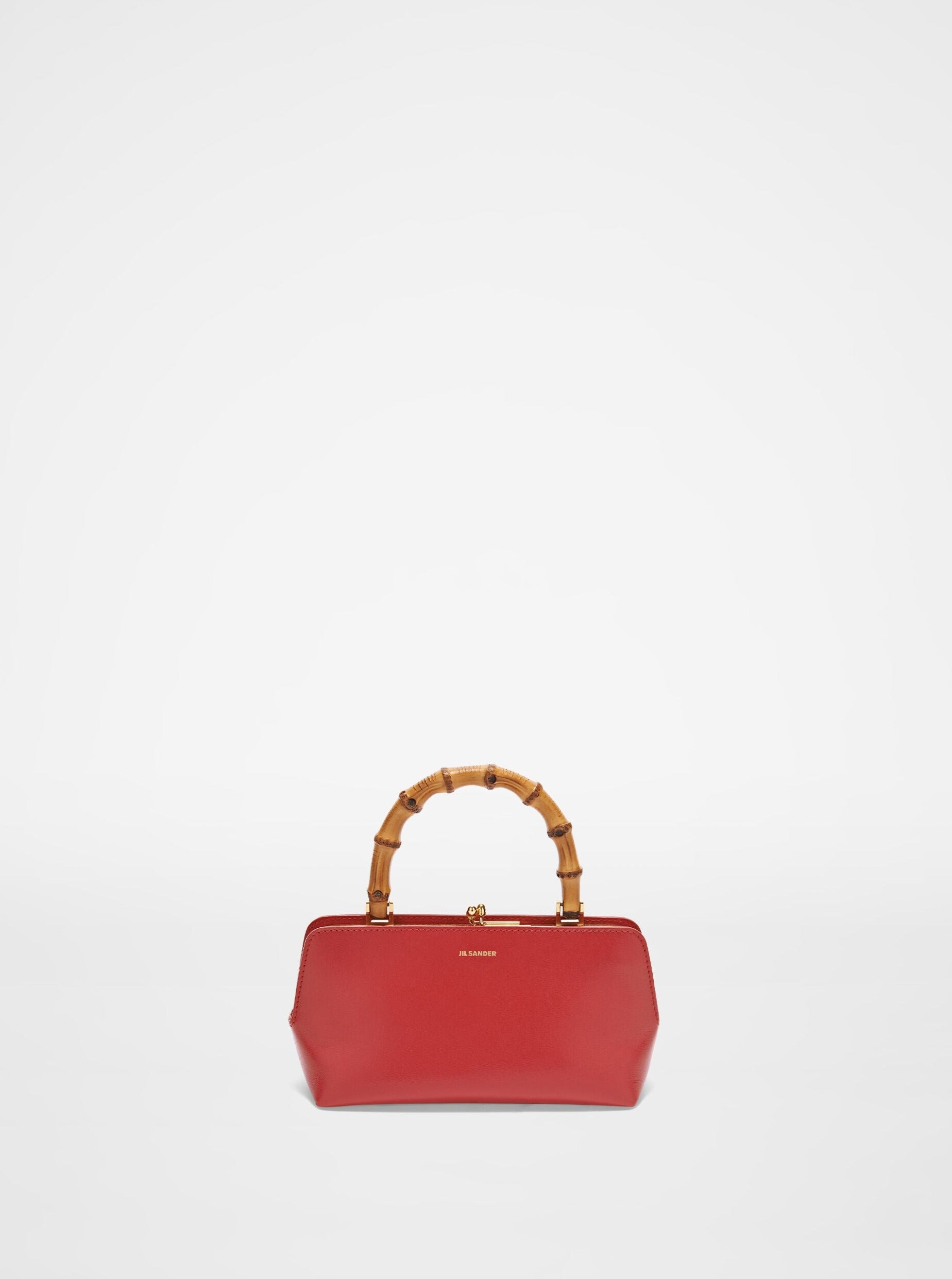 Jil Sander-Goji Bamboo Mini Bag - Venetian Red-Bags-One Size-Boboli-Vancouver-Canada