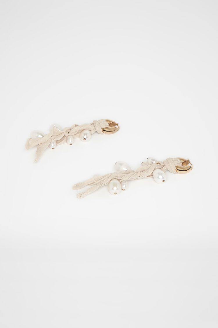 Jil Sander-Oyster Torchon Earrings-Earrings-OS-Boboli-Vancouver-Canada