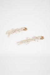 Jil Sander-Oyster Torchon Earrings-Earrings-OS-Boboli-Vancouver-Canada