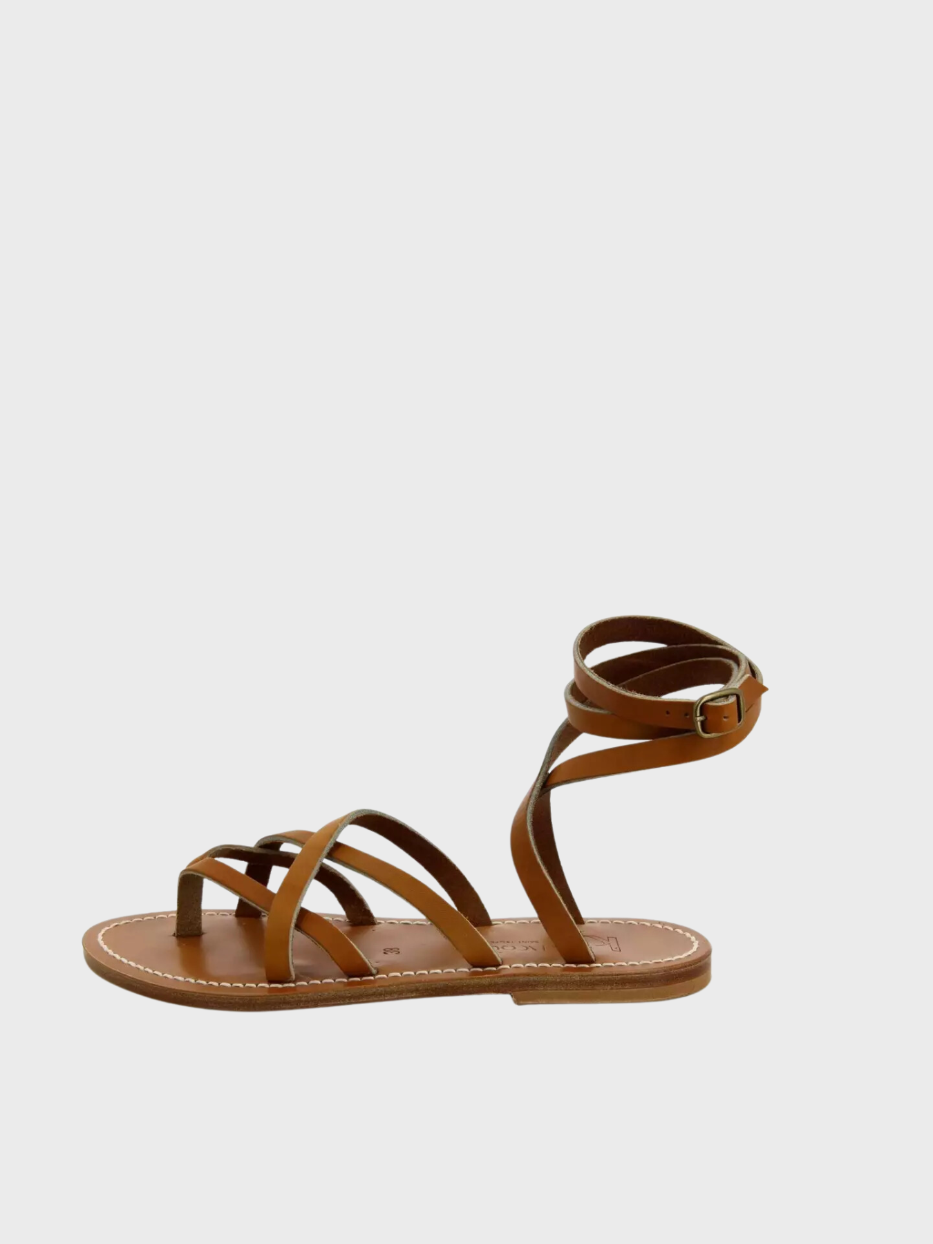 K.Jacques-Zenobie Flat Sandals - Pul Natural-Shoes-Boboli-Vancouver-Canada