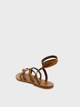 K.Jacques-Zenobie Flat Sandals - Pul Natural-Shoes-Boboli-Vancouver-Canada
