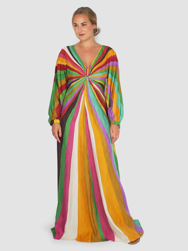 La DoubleJ-Favoloso Placee Dress - Rainbow-Dresses-Boboli-Vancouver-Canada