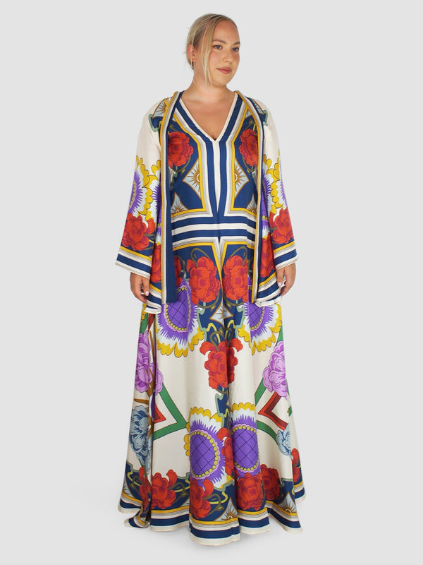 La DoubleJ-Magnifico Placee Dress - Foulard Liberty-Dresses-Boboli-Vancouver-Canada