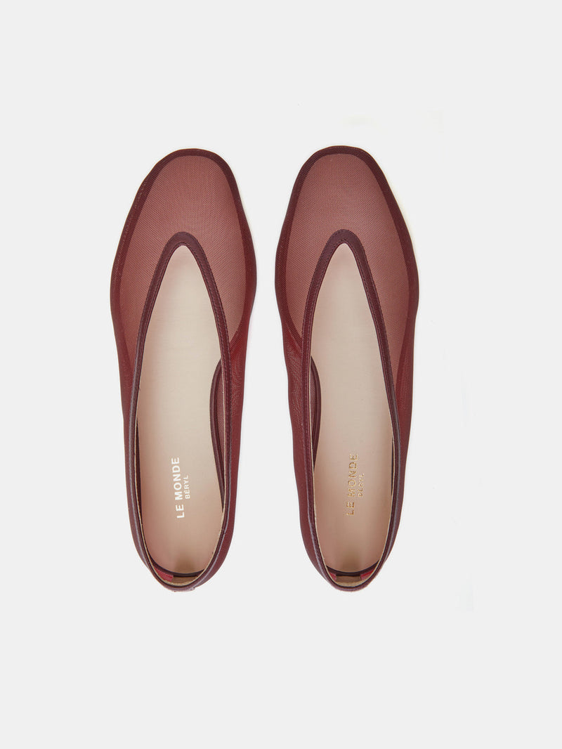 Le Monde Beryl-Luna Slipper Mesh - Red-Shoes-Boboli-Vancouver-Canada