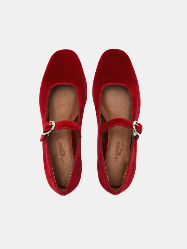Le Monde Beryl-Mary Jane Cloth Collective - Red-Shoes-Boboli-Vancouver-Canada