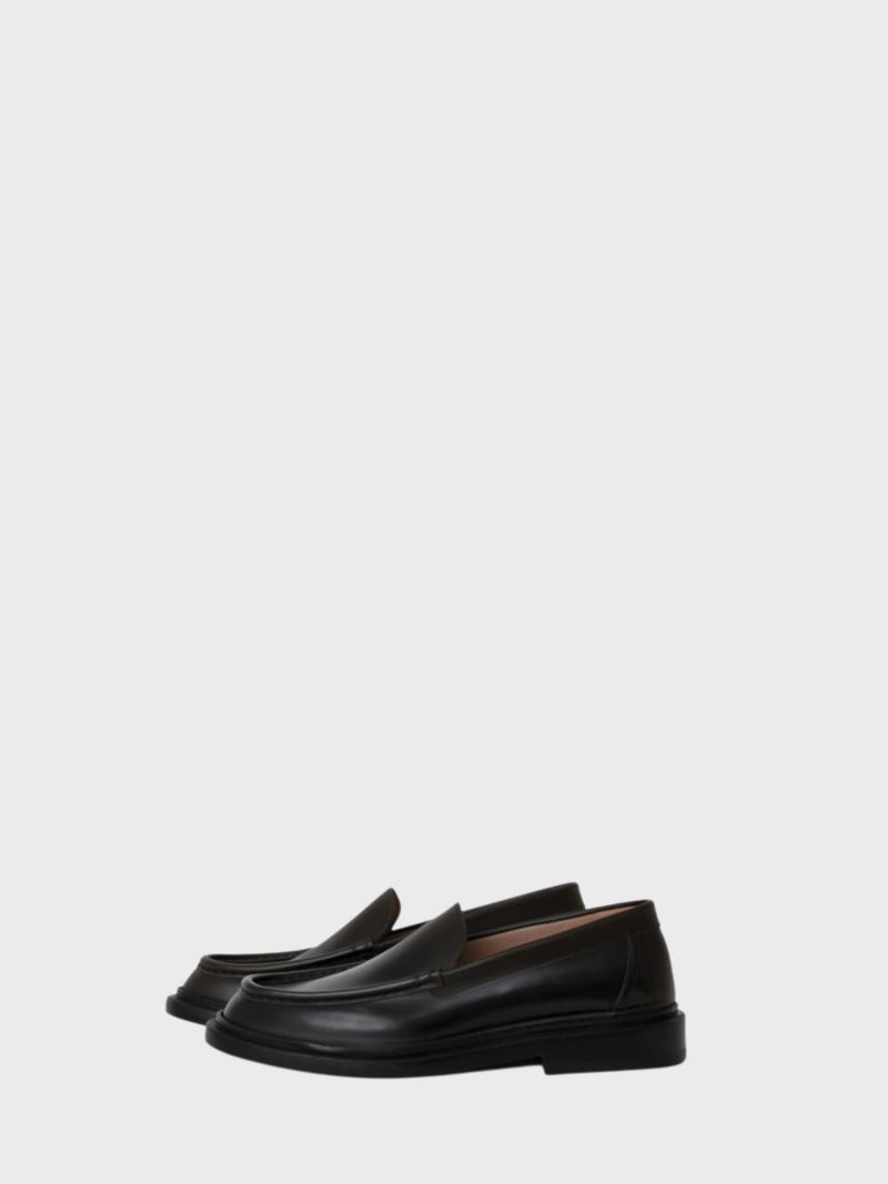 Legres-Loafer in Shiny Leather - Black-Shoes-Boboli-Vancouver-Canada
