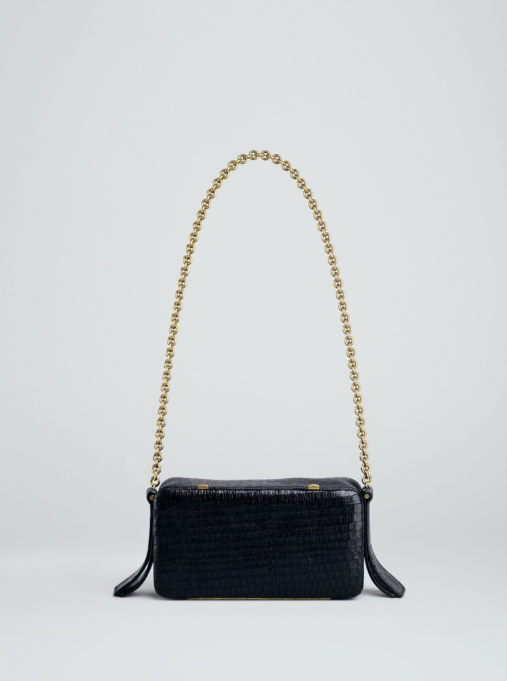 Lutz Morris-Elise Small Chain Shoulder Bag - Black-Bags-Boboli-Vancouver-Canada