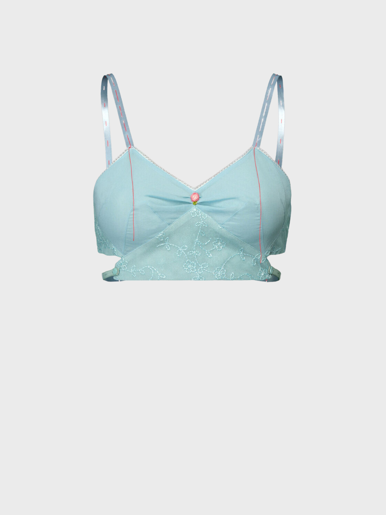 Maison Margiela-Cotton Voile Bra Top - Light Blue-Tops-M-Boboli-Vancouver-Canada