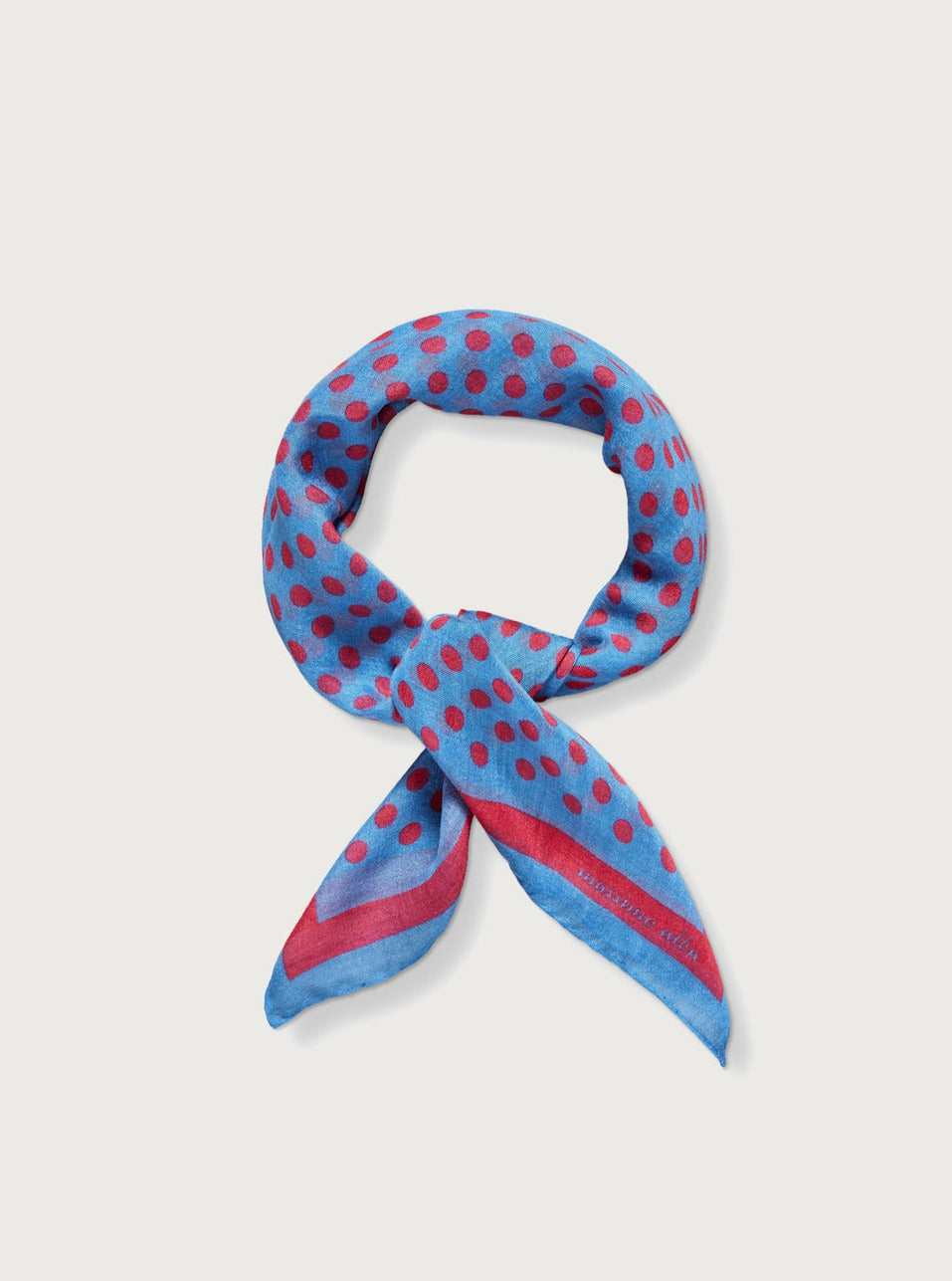 Massimo Alba-Bandana - Mosaic Blue-Scarves-One Size-Boboli-Vancouver-Canada