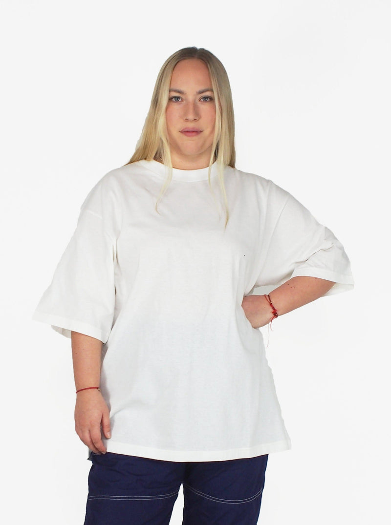 Mythinks-Cotton Short Sleeve T - White-T-Shirts-Boboli-Vancouver-Canada