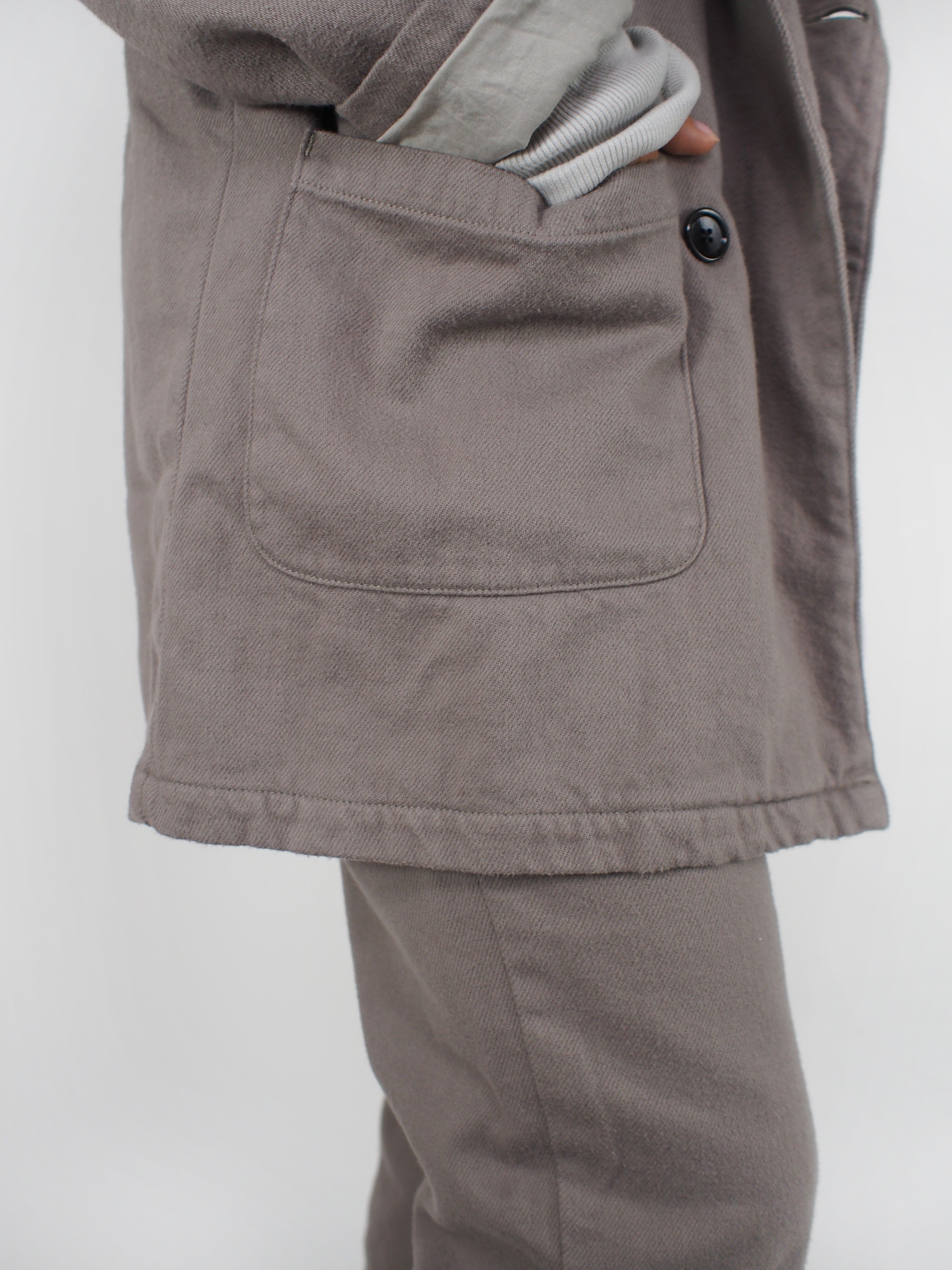 Mythinks-My Organic Nel Trouser - Grey-Pants-Boboli-Vancouver-Canada