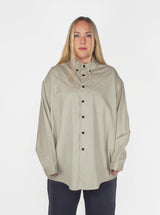 Mythinks-Pima Cotton BD Oversized Shirt - Beige-Shirts-Boboli-Vancouver-Canada