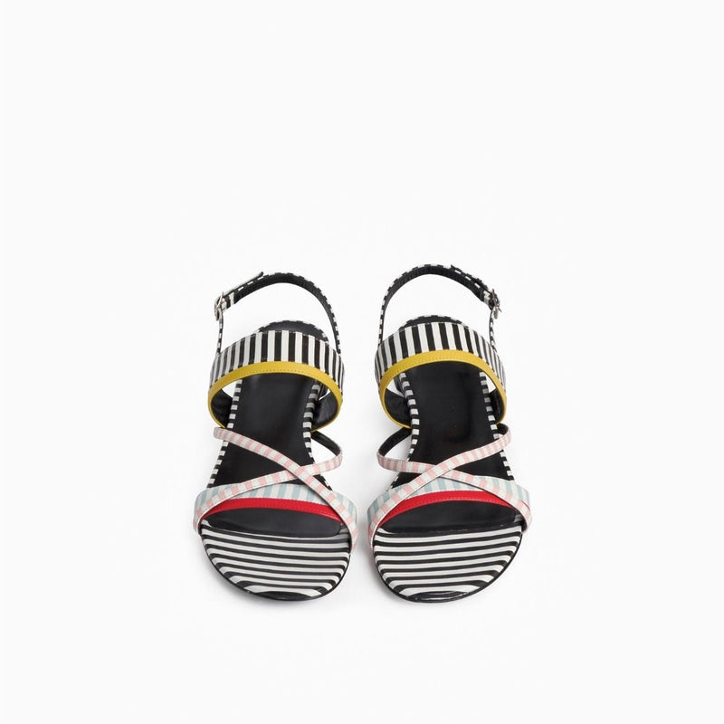 Pierre Hardy-Alpha Flat Sandal - Multi-Colour-Shoes-Boboli-Vancouver-Canada