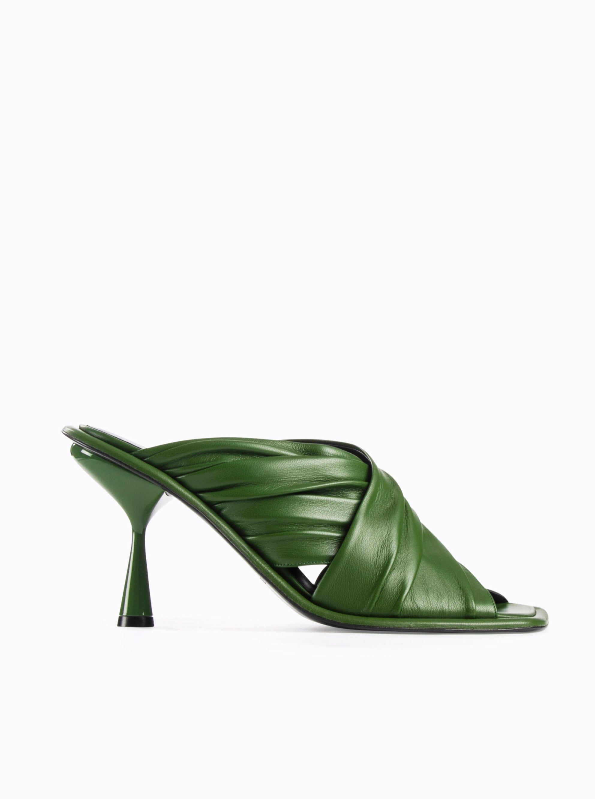 Pierre Hardy-Lava Mule - Green-Shoes-Boboli-Vancouver-Canada