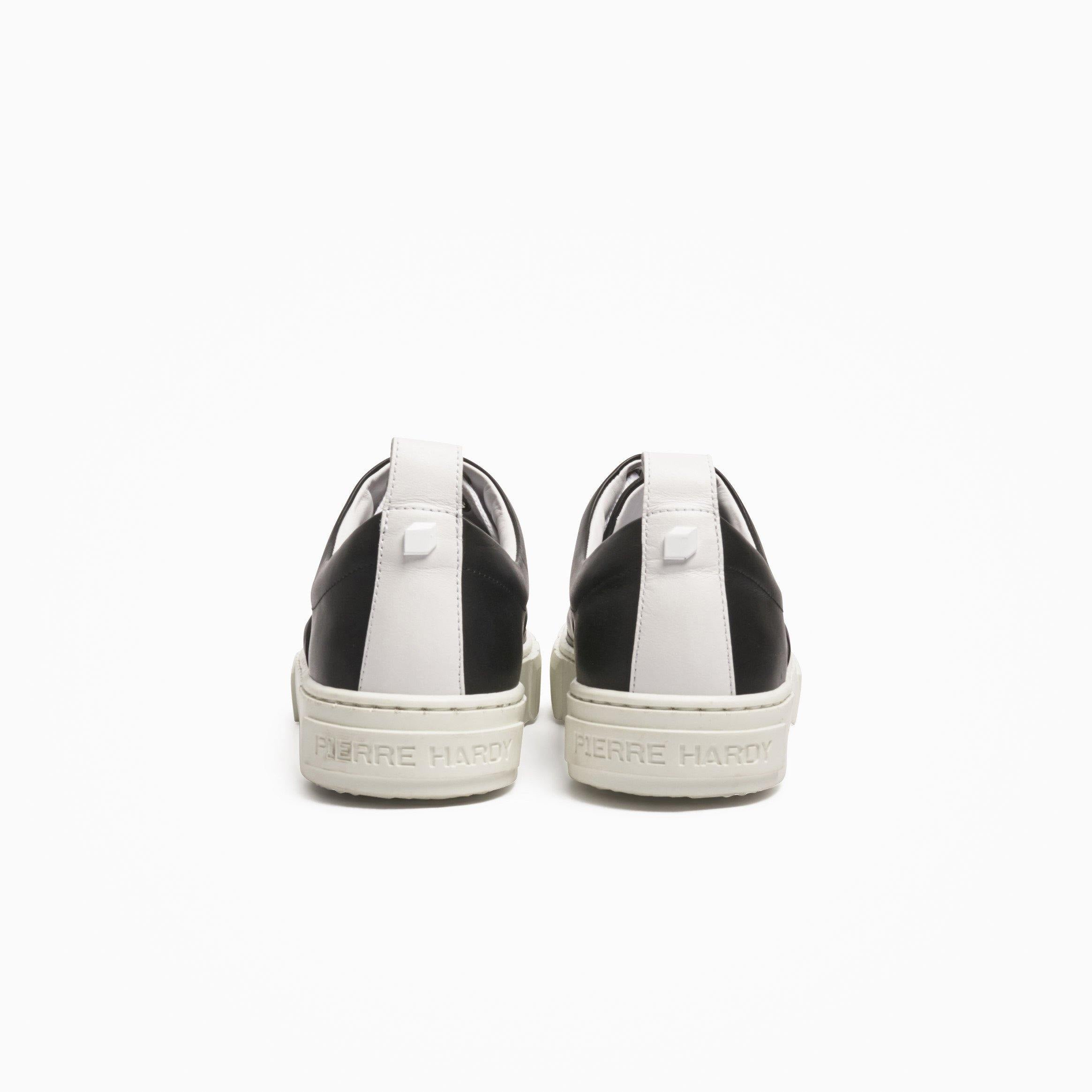 Pierre Hardy-Ollie Leather Sneakers - Black-Shoes-Boboli-Vancouver-Canada