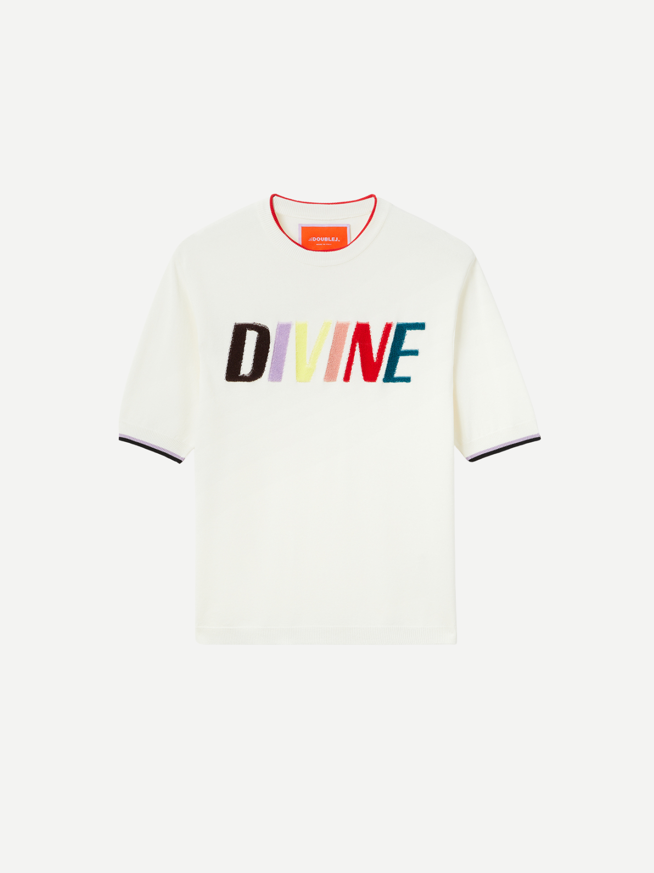 La DoubleJ-Divine Tee - Divine White-Shirts-Boboli-Vancouver-Canada