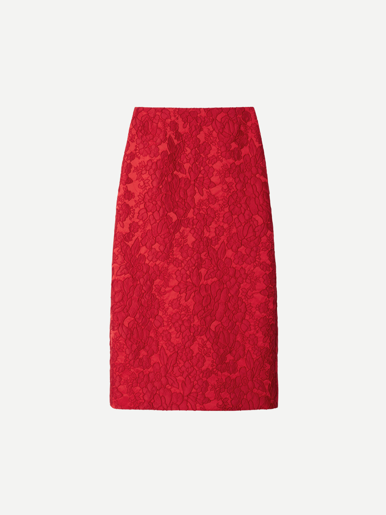 La DoubleJ-Pencil Skirt - Peony Red-Skirts-Boboli-Vancouver-Canada