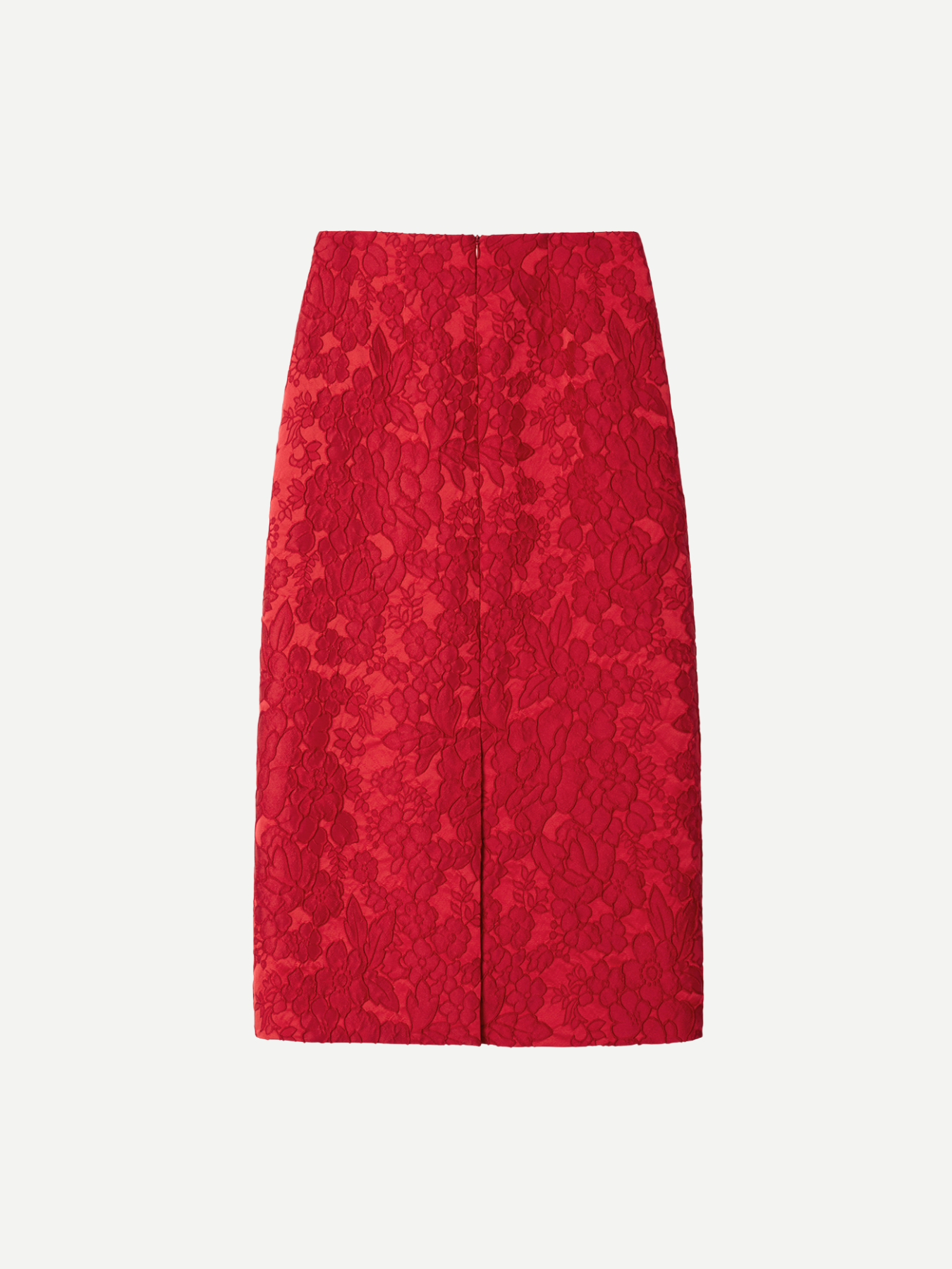La DoubleJ-Pencil Skirt - Peony Red-Skirts-Boboli-Vancouver-Canada