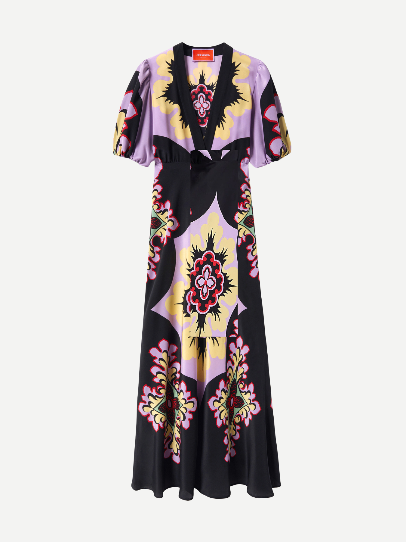 La DoubleJ-Marlene Dress Placee - Palazzo Placee Lilac-Dresses-Boboli-Vancouver-Canada