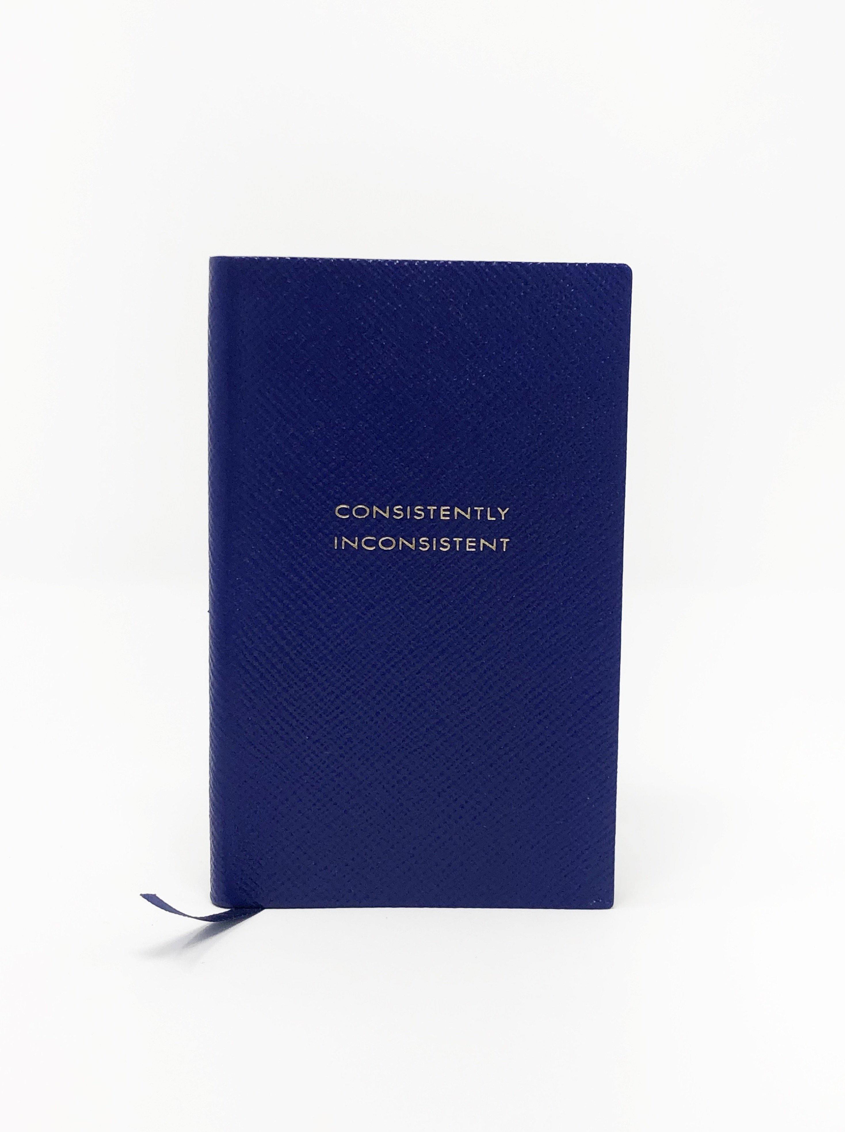 Smythson-Consistently Inconsistent Notebook - Cobalt-Notebooks-Boboli-Vancouver-Canada