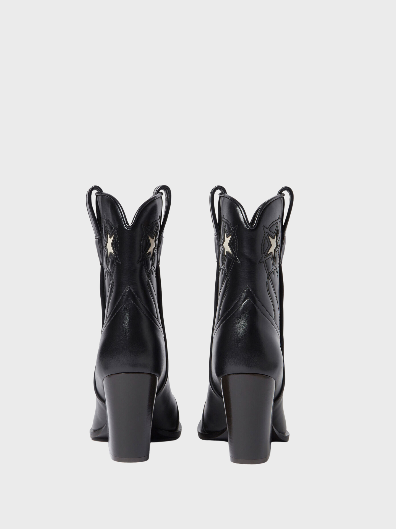 Stella McCartney-Cloudy Alter Mat Cowboy Boots - Black/Stone-Boots-Boboli-Vancouver-Canada