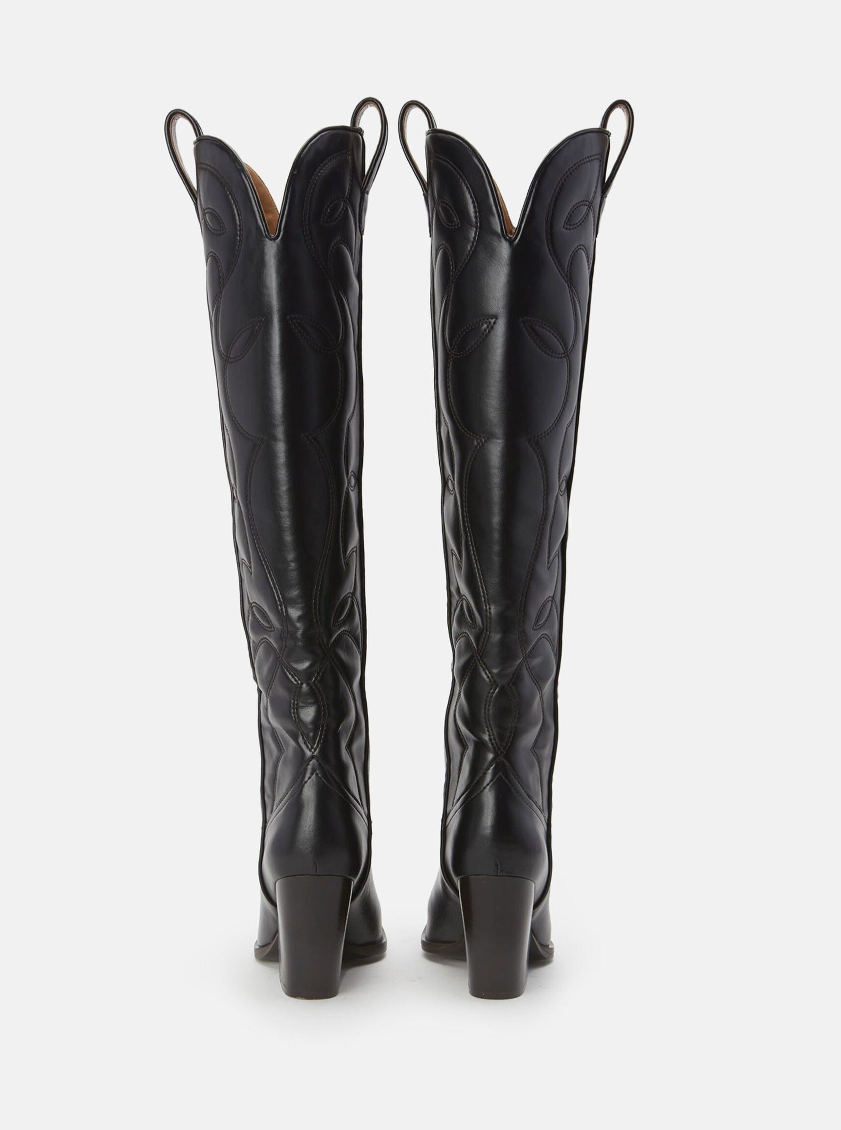 Stella McCartney-Cowboy Boots - Black-Shoes-Boboli-Vancouver-Canada