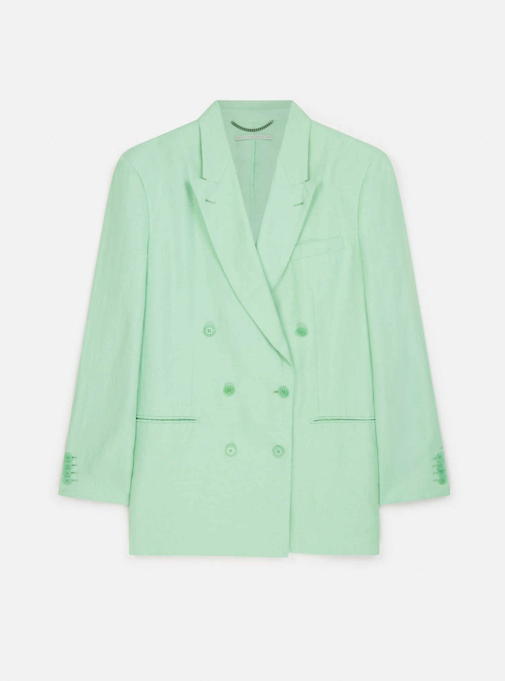 Stella McCartney-Oversized D.B. Blazer - Mint-Blazers-Boboli-Vancouver-Canada