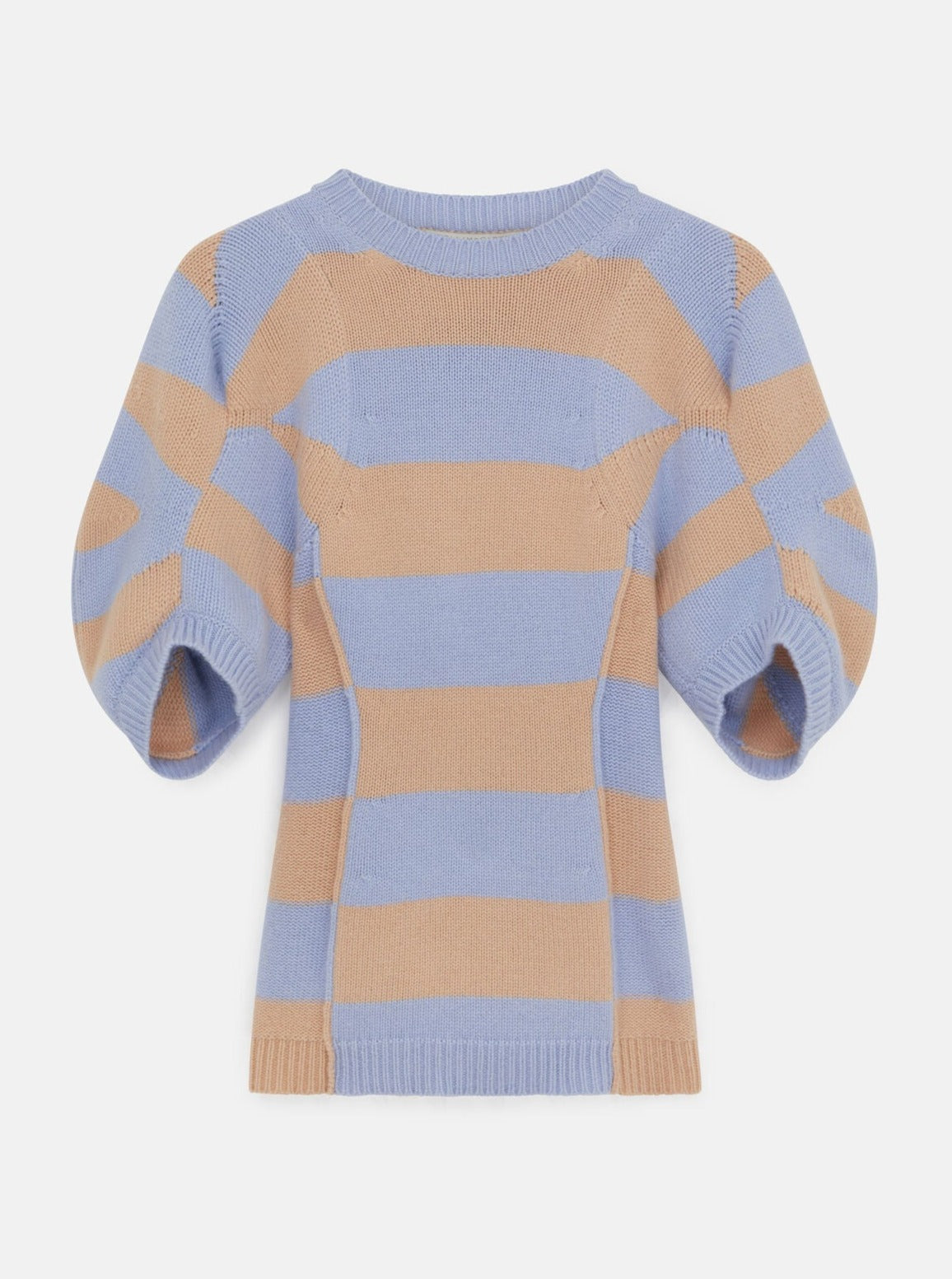 Stella McCartney-Puffed Sleeve Knit Jumper - Multi-Sweaters-Boboli-Vancouver-Canada