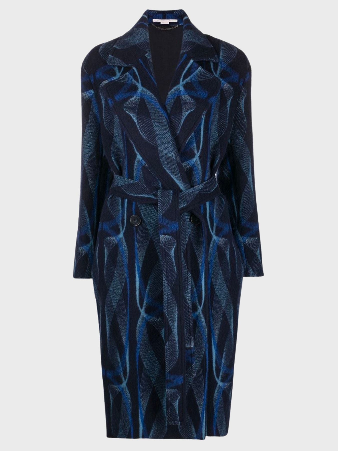 Stella McCartney-Spirograph Jacquard Coat - Multi-Coats-Boboli-Vancouver-Canada