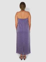 Tibi-Lurex Haze Strapless Dress - Lavender-Dresses-Boboli-Vancouver-Canada