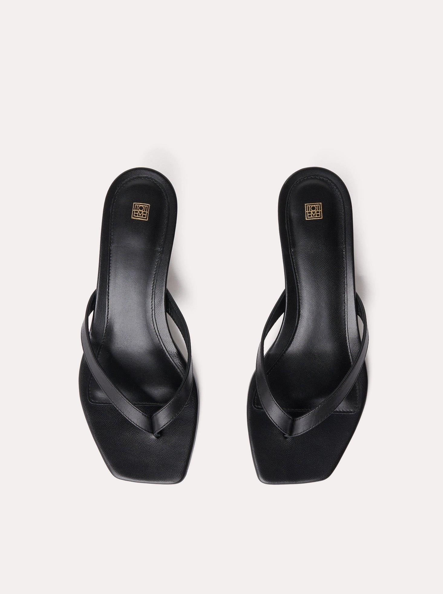 Totême-The Flip-Flop Heel - Black-Shoes-Boboli-Vancouver-Canada