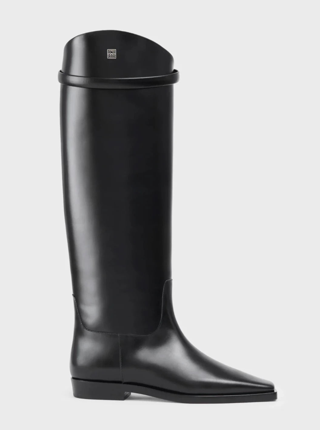 Totême-The Riding Boot - Black-Boots-Boboli-Vancouver-Canada