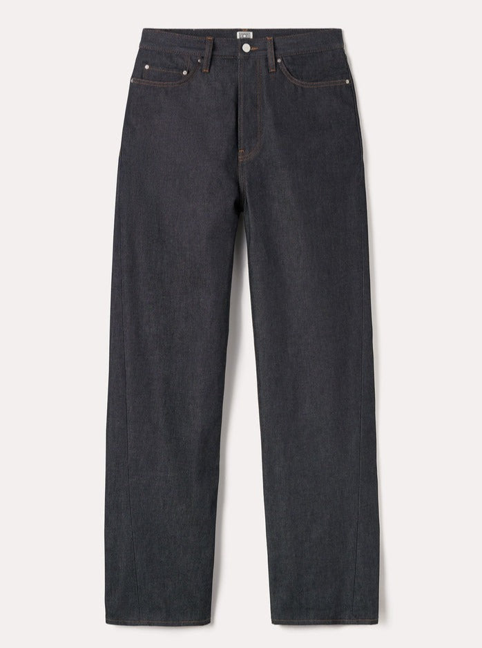 Totême-Twisted Seam Full Length Denim - Raw-Pants-25-Boboli-Vancouver-Canada