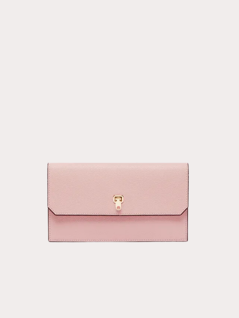 Valextra-Brera Purse - Pink Peony-Bags-One Size-Boboli-Vancouver-Canada