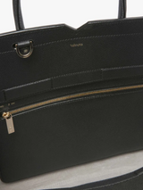 Valextra-Milano Two Handles Medium Bag - Black-Bags-One Size-Boboli-Vancouver-Canada