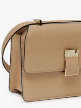 Valextra-Nolo Crossbody Mini Bag - Beige Cachemire-Bags-One Size-Boboli-Vancouver-Canada