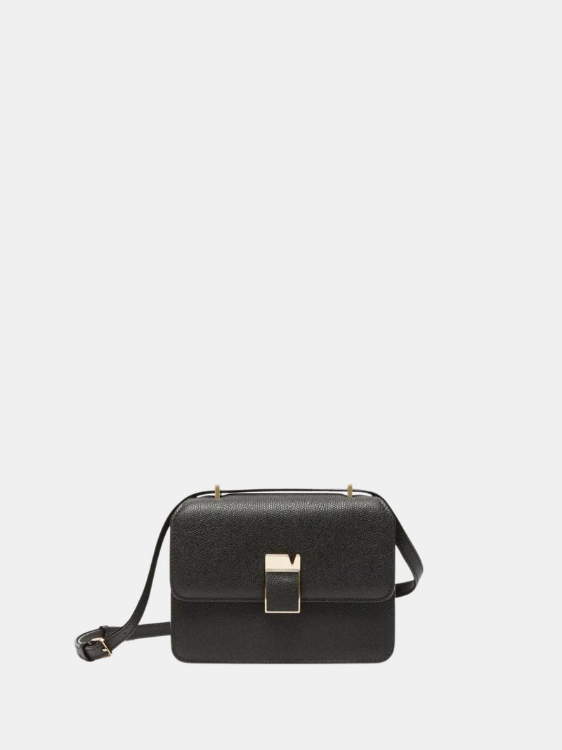 Valextra-Nolo Crossbody Mini Bag - Black-Bags-One Size-Boboli-Vancouver-Canada