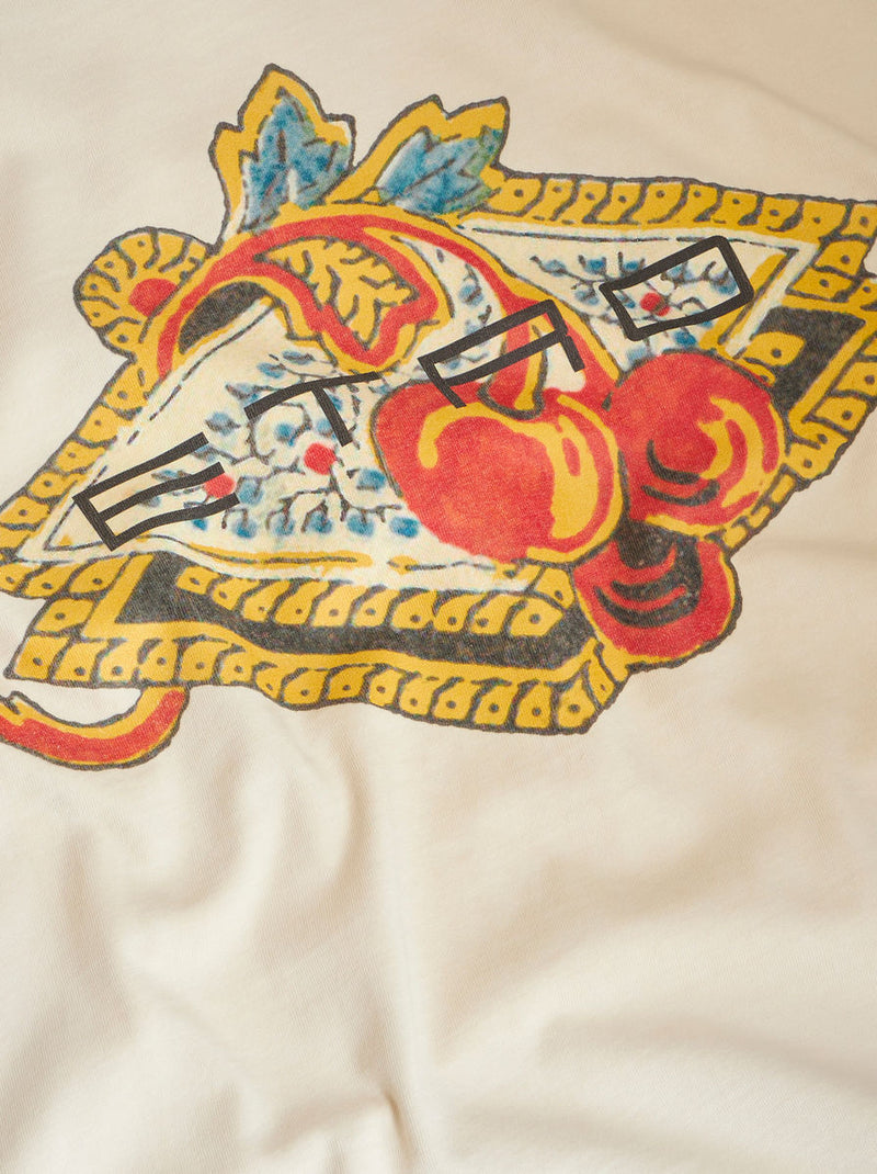 Printed Logo Jersey T-Shirt - White