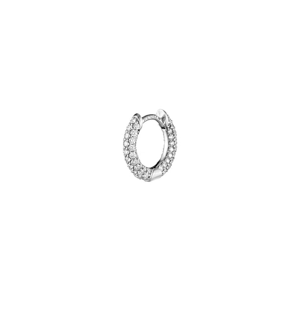 Petite Pave Chubby Ear Hoop (E81)