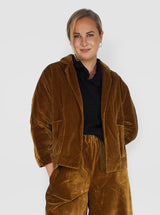 Washed Peonia Jeroni Jacket - Light Brown