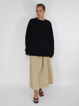 Feather Weight Cashmere Cocoon - Black